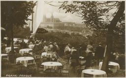 Praha restaurace Nebozízek výhled Hradčany Bromografia
