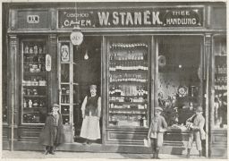 Praha W. Staněk Číňan obchod s čajem 1913