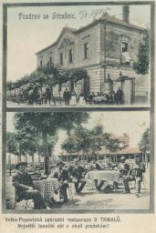 Praha Strašnice Velkopopovická zahradní restaurace U Trmalů