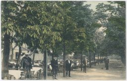 Praha Letná Huňkova velkorestaurace 1913