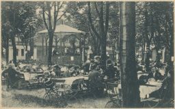 Praha Chuchle cca Kosova zahradní restaurace "U přístavu" 1927