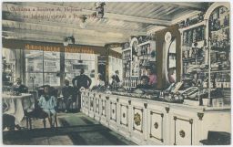 Praha Holešovice výstava 1908 Cukrárna a kavárna A. Hejzlara