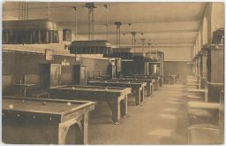 Praha U zlaté husy billiard sál 1913