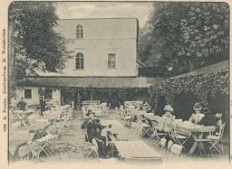 Teplice Zahradní restaurace 1902