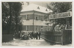 Železnice Kraľovany Dolný Kubín hotel a reštaurácia U nádraží