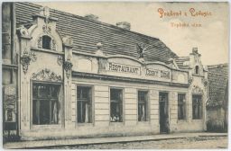 Lovosice Restaurant Český dům Teplická ulice 1910