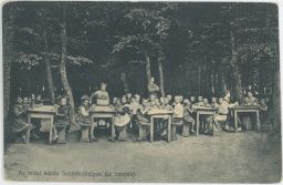 Szombathely Az erdei iskola (az ozsona) škola v přírodě 1914