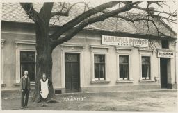 Važany Hanácká pivnice U Chytilů řeznictví Polišenský 1930