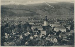 Vsetín - Horní město se zámkem 1944