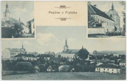 Fryšták u Zlína, škola a továrna