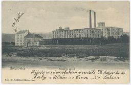 Praha Holešovice přádelny Mahlerův závod 1910