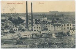 Železnice cukrovar Zvoleněves Kladno 1914