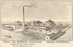 Praha Strašnice Mgr. Klöckler továrna na medicínská vína