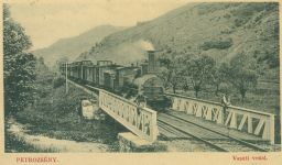 Železnice most Petroșani Petroschen Petrozsény Rumunsko