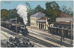 Železnice nádraží Blansko 1912