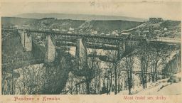 Železnice most Krnsko Mladá Boleslav 1900