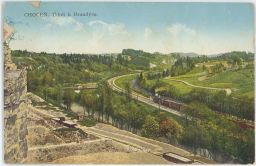 Železnice Choceň Brandýs lom 1918
