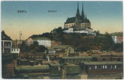 Železnice nádraží Brno Petrov 1920