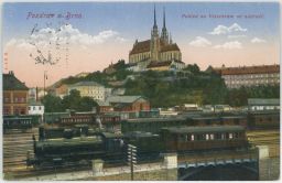 Železnice nádraží velechrám Brno 1915