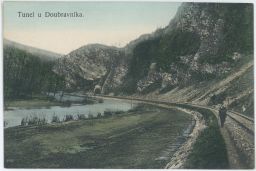 Železnice tunel Doubravník Žďár nad Sázavou Tišnov