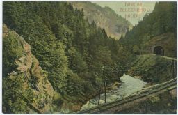 Železnice Líšenský tunel Železný Brod Líšný Jablonec nad Nisou