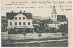 Železnice nádraží Dolní Královice Benešov c.k. dráhy