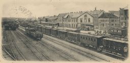 Železnice nádraží České Budějovice 1900