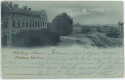Železnice nádraží Oderberg Bohumín 1900