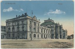 Železnice nádraží České Budějovice 1916