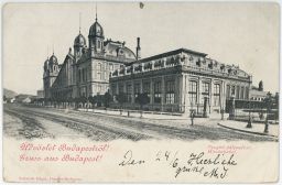 Železnice nádraží Nyugati pályaudvar Budapest