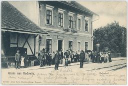 Železnice nádraží Radonitz Radonice Kadaň Chomutov