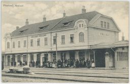 Železnice nádraží Přelouč Pardubice c.k. dráhy