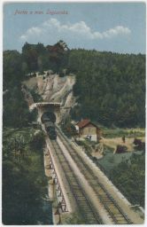Železnice tunel Moravské Švýcarsko 1919