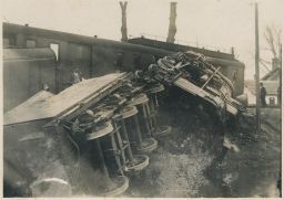 Železnice neštěstí vykolejení Brestovany Trnava 4.5.1925