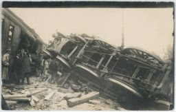 Železnice neštěstí vykolejení Brestovany Trnava 4.5.1925