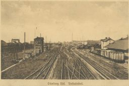 Železnice nádraží Oderberg Bohumín Karviná 1914