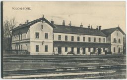 Železnice nádraží Polom Přerov 1929