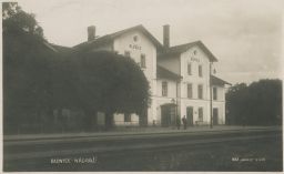 Železnice nádraží Blovice Plzeň-jih 1927