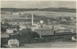 Železnice nádraží Warnsdorf Varnsdorf Děčín 30.léta
