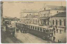 Železnice nádraží tramvaje Oderberg Bohumín Karviná JKO 20. léta