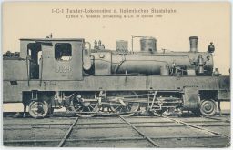 Železnice lokomotiva 9129 Itálie výroba 1906