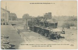 Železnice lokomotiva 3665 Francie výroba 1899