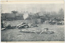 Železnice neštěstí Uhersko Pardubice 25.12.1909 není pohlednice