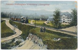 Železnice Kowary Krkonoše Polsko Erholungsheim Schmiedeberg i. Riesengebirge