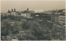 Železnice nádraží Praha Wilsonovo nádraží nakl. Brož