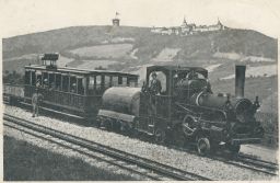 Železnice nádraží Zahnradbahn Kahlenberg Wien