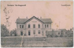 Železnice nádraží Palárikovo Slovenský Meder Tótmegyer Nové Zámky 1917