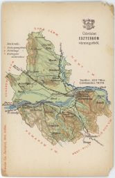 Železnice mapa Esztergom Komárom Komárno