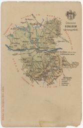 Železnice mapa Komárom Komárno Erszekujvár Nové Zámky