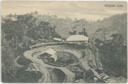 Železnice nádraží Chinbatti Loop Darjeeling Railway India